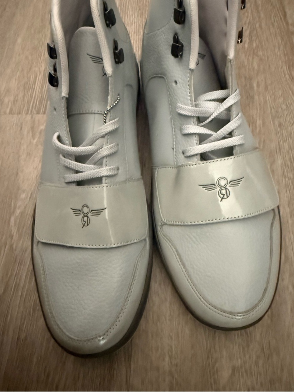 Creative Recreation Cesario Hi XXI Sneakers Gray Patent Leather Sz 13 $100 Y2K - Picture 3 of 13